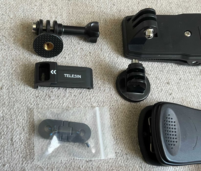 Cage metalic Telesin cu accesorii GoPro Hero 9 10 11, set complet