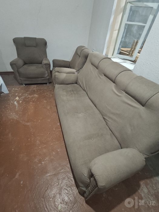 Yumshoq mebel divan kresla sotilad