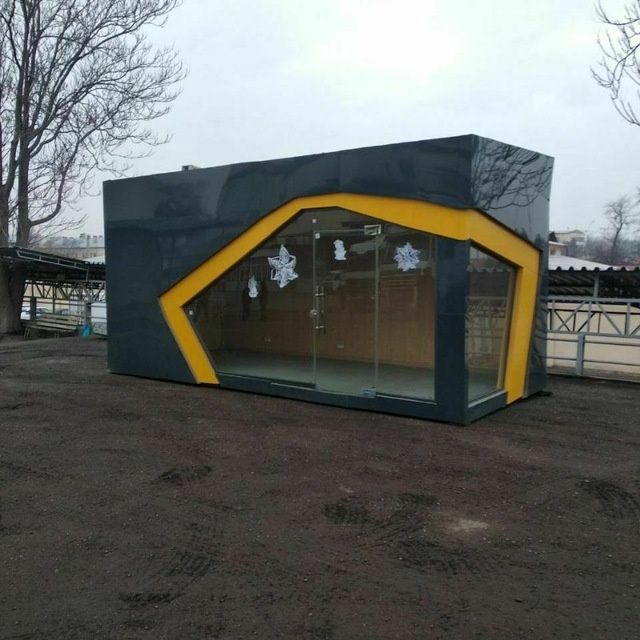 Мобильное помещение домики из контейнера разного вида