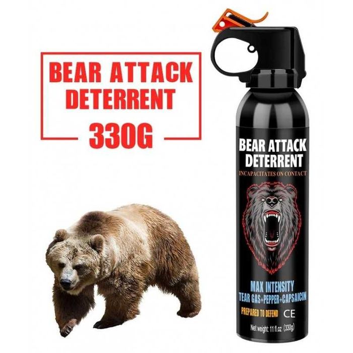 Spray impotriva ursilor si animalelor salbatice,mare 330ml.,fii in siguranta.