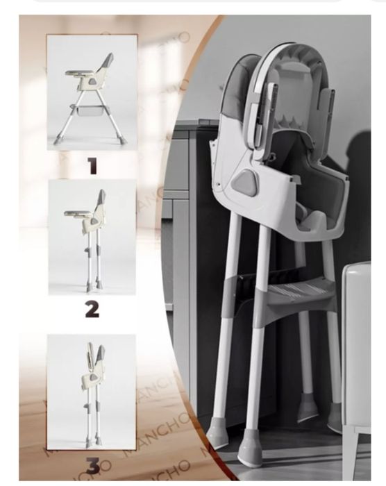 Новый стульчик для кормления (в упаковке)