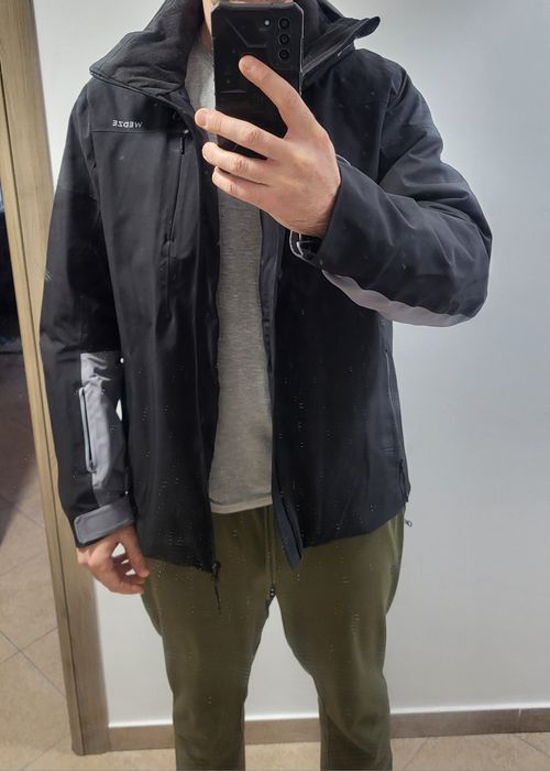 geaca puf gasca schi wedze 500 calduroasa impermeabila stare buna