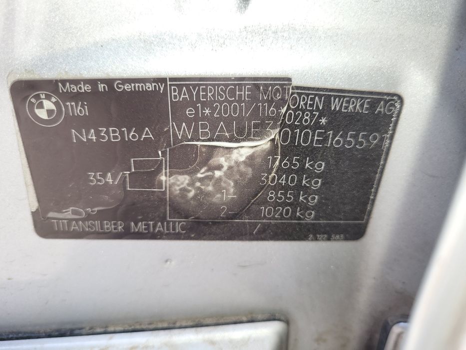 Piese auto bmw seria1 e87 motor n43 volan stanga