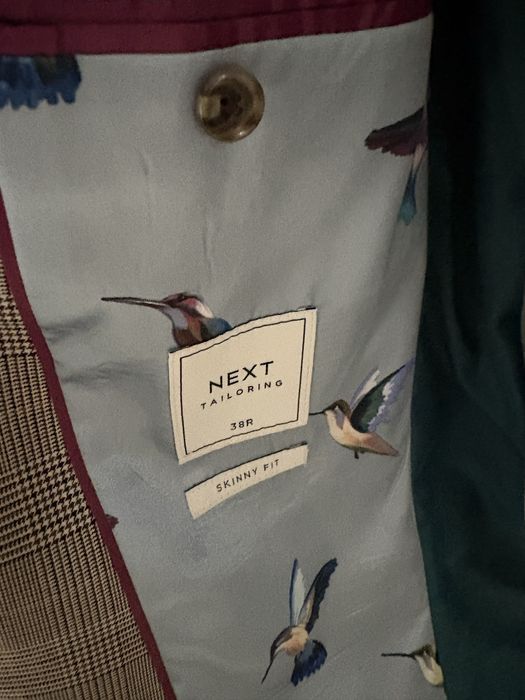Мъжки костюм NEXT (skinny fit), размер 38
