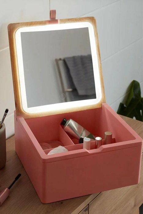 ‼️ Ящик для хранения с LED-зеркалом — Германия, удобство и стиль