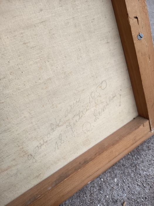 Tablou Superb Pictat Pe Panza / Semnat Peisaj