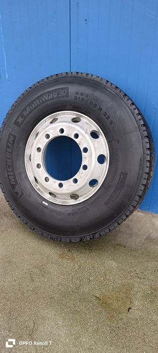 Vând jante+cauciucuri Camion 315/80/R22,5