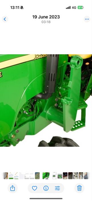 Tractor suport incarcator john deere seria 5
