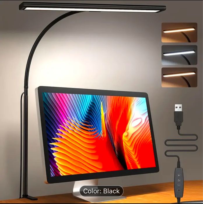 USB desk lamp 10W лампа за бюро с регулиране на силата и топлината