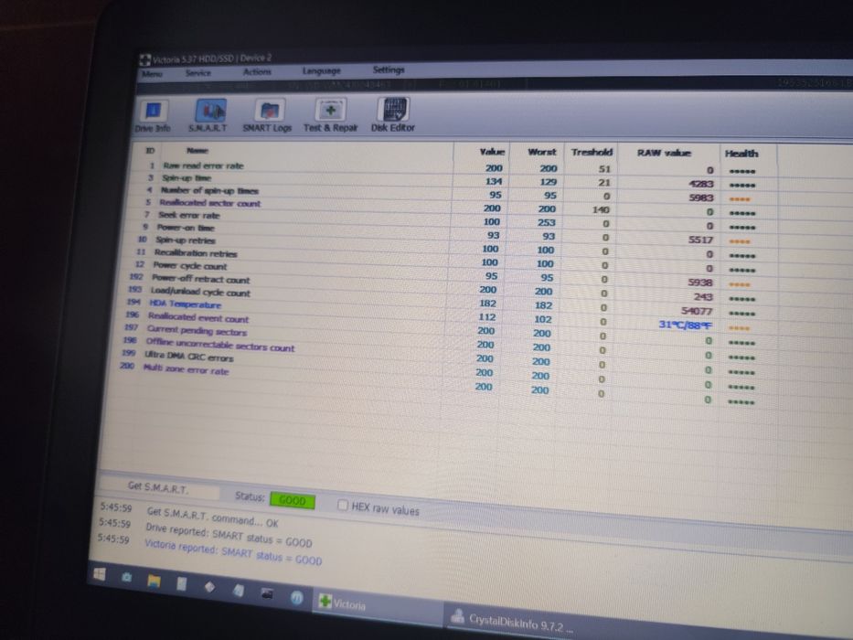 Hard-disk desktop WD green 1 tb 100%