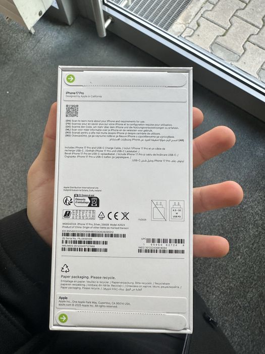 Iphone 17 pro 256GB Silver
