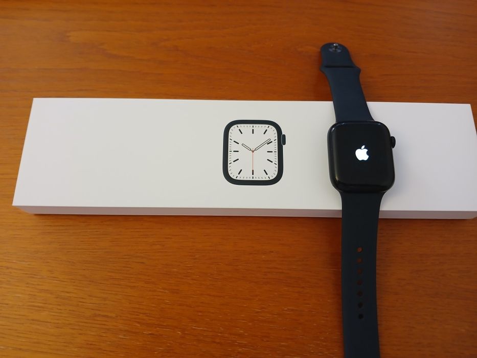 Apple Watch 7 45mm Impecabil la cutie Midnight Black