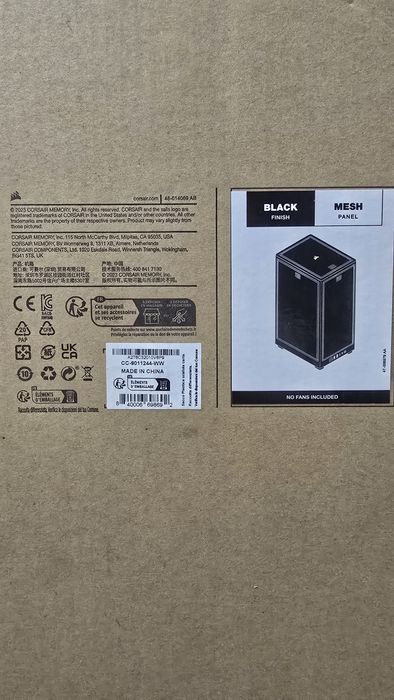 Корпус Corsair 2000D Airflow, Black mesh