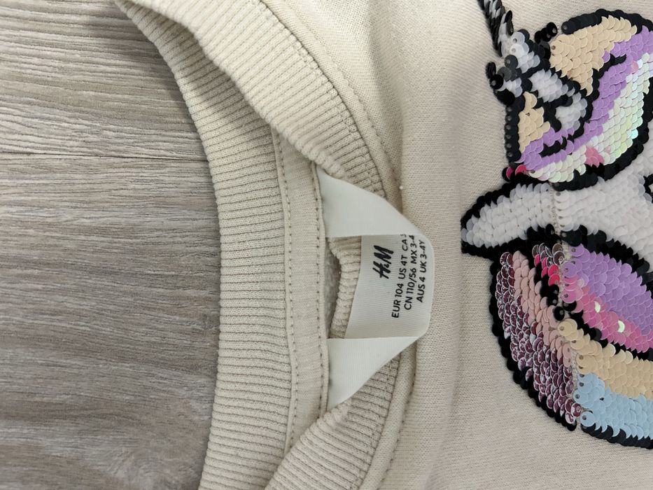 Bluza Molton H&M marimea 104