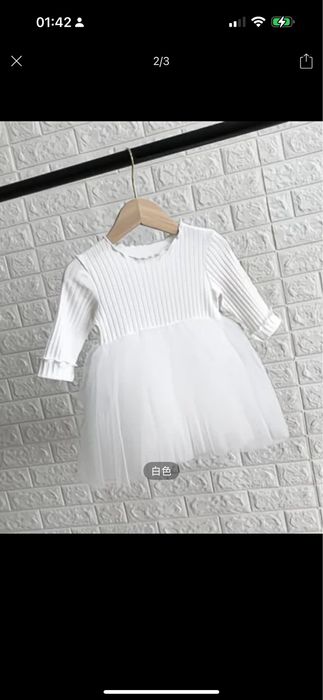 Платье нарядное на возраст 2-3 года