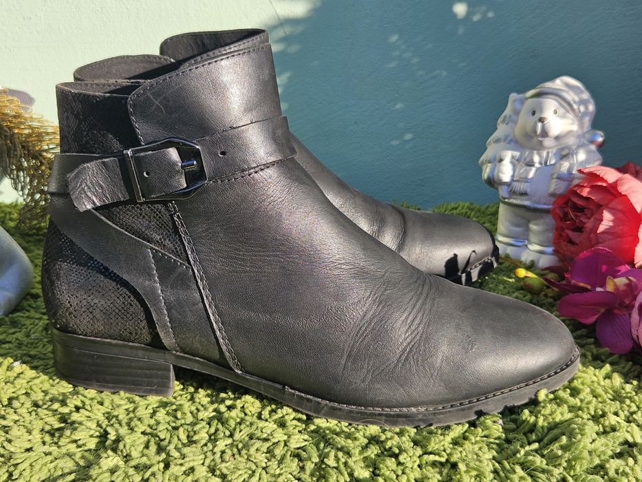 Caprice ботуши естествена кожа N40