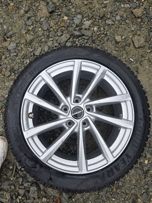 2 Jante Borbet -R17, cu cauciucuri M+S