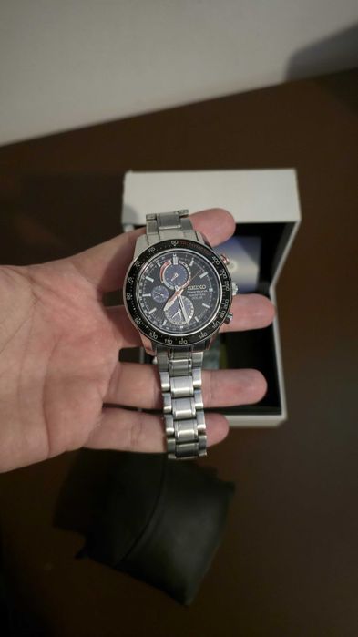 Seiko Sportura Solar Chronograph Perpetual