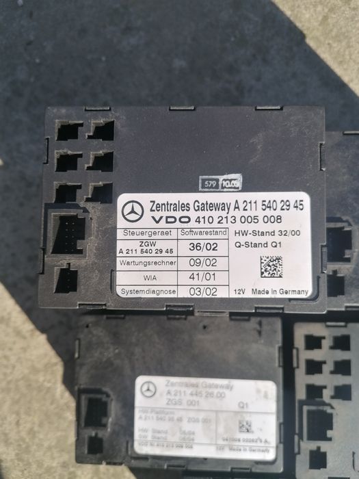 Zentrales gateway модул за Mercedes W211 W219 W164 W251 X164 W221 W216 ZGW