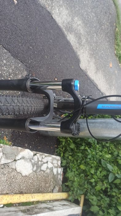 Vand Rockrider ST 120 unisex, marimea M negru fumuriu, roti 27.5 inch