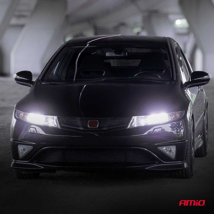 Крушки AMIO F25 pro black LED HB4 9006 68W 12-24V