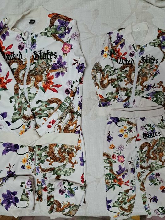 Продавам ватирани  комплекти майка и дъщеря-ватирани S  за 3 годинки