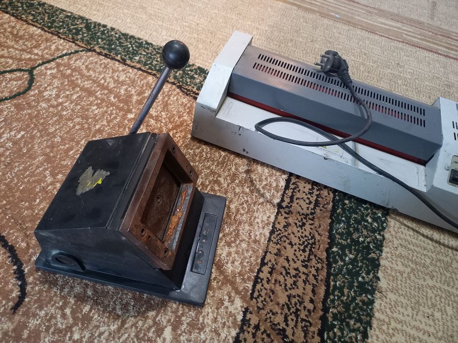 Ламинатор плюс резак для визитки