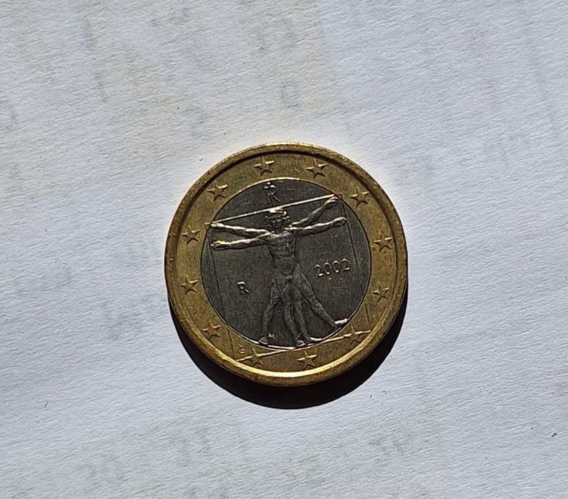 Moneda rara omul vetruvian