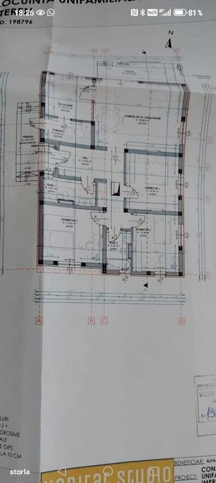 Casă parter 3 dormitoare, 2băi, bucătarie+living open space cart.Viena