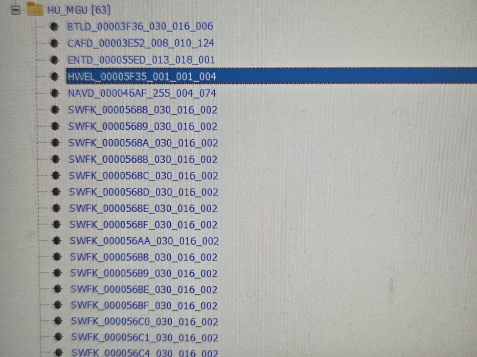 BMW MGU JAP Headunit