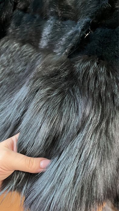 Шуба норковая с песцом