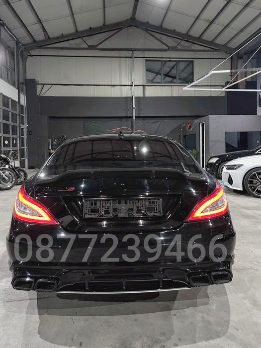 Mercedes CLS W218 AMG Мерцедес дифузьор diffuser GT добавки задна брон