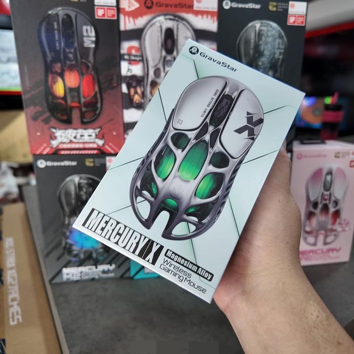 Gravastar Mercury X (вес 49г) Беспроводная мышка/мышь