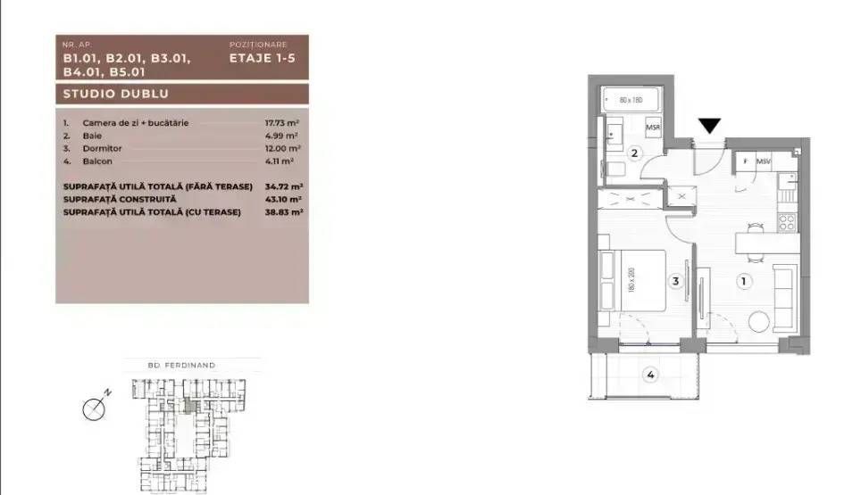 Apartment in Bucuresti - More