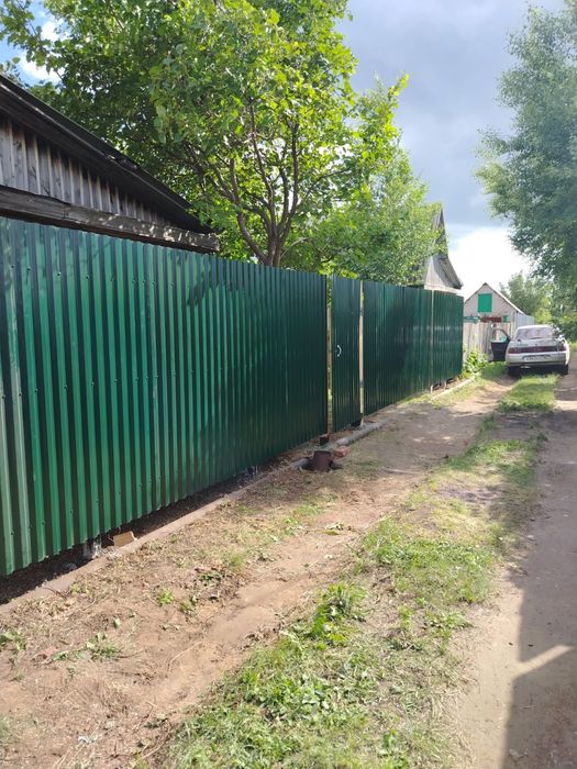 Забор профлист для дачи