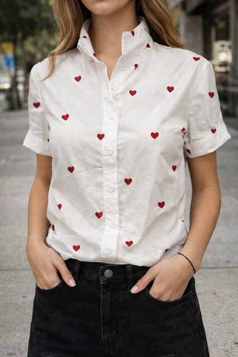 Бяла риза S размер