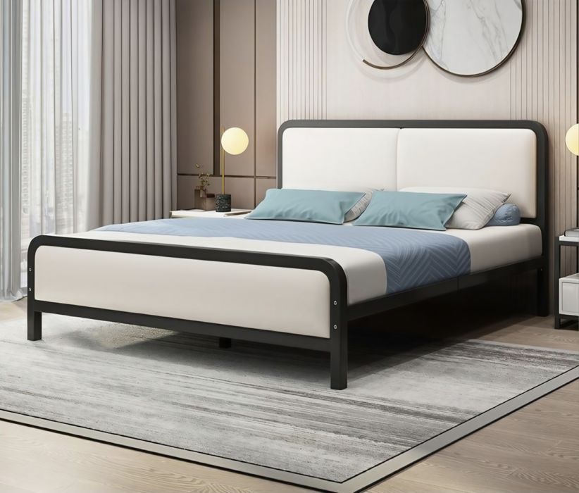 Односпальная кровать BRISTOL, 160×200, матрас, Kravat loft, dvuxspalka