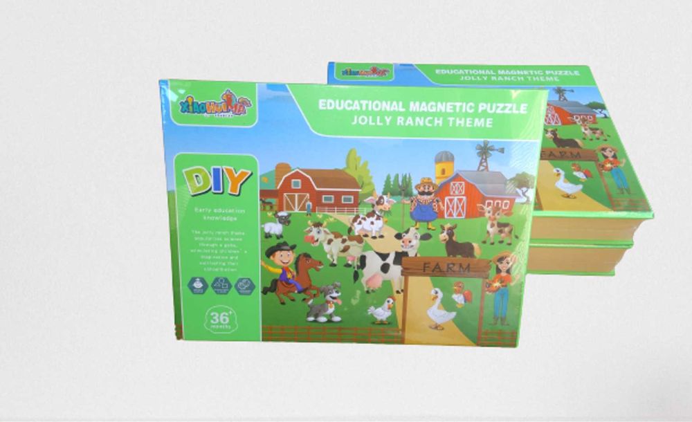 Намалена цена! Дигитална дървена кутия с магнити на ферма