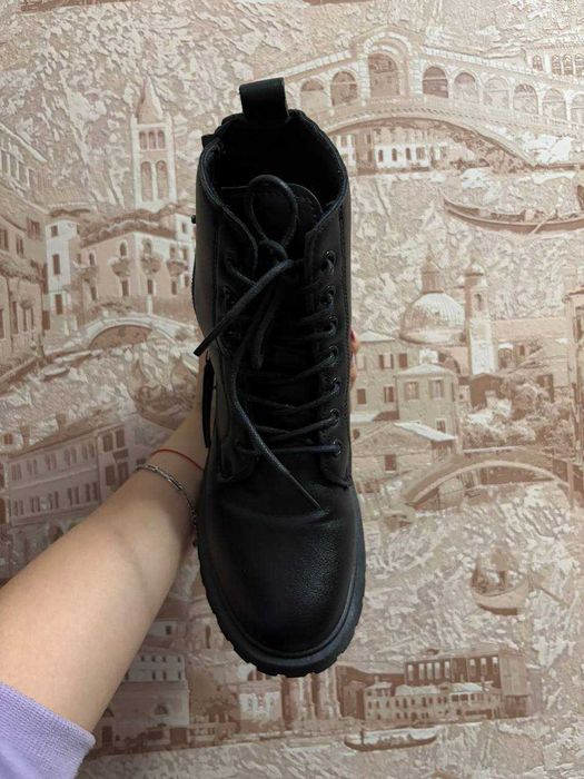 Зимние ботинки из экокожи