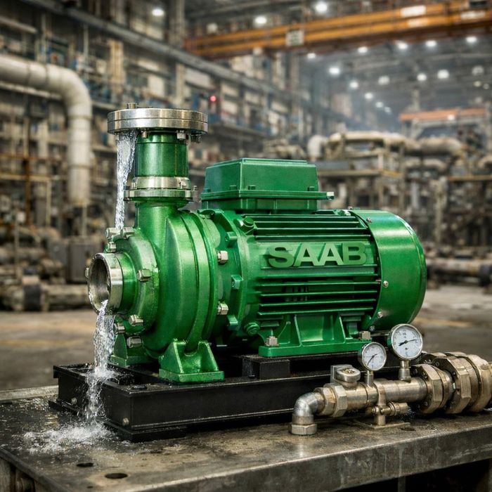Центробежный моноблочный насос SAAB AST 22 кВт 300 м3/час suv nasos