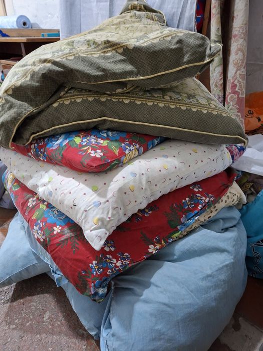 Реставрация подушек, чистка пера.