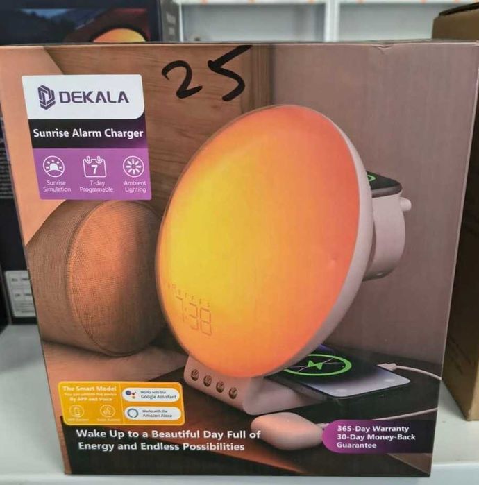 Смарт лампа будилник Dekala Sunrise Alarm Clock (симулация изгрев)