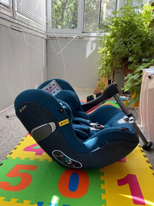 Стол за кола Cybex Sirona Z i-Size plus Mountain Blue + База Cybex Z  i-Size с Isofix