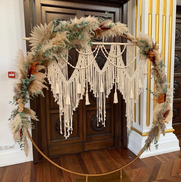 Макраме арка за повод