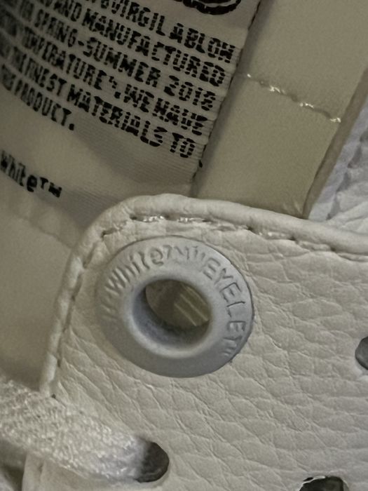 Off white Court 3.0 PIELE NATURALA