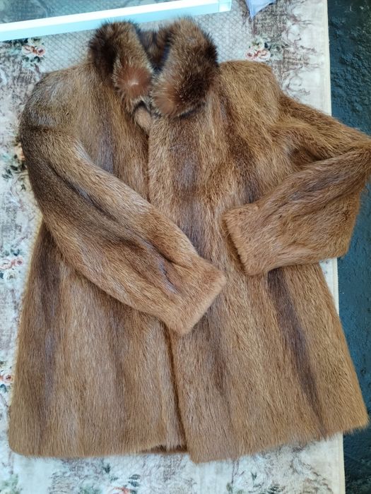 Blană naturală maro