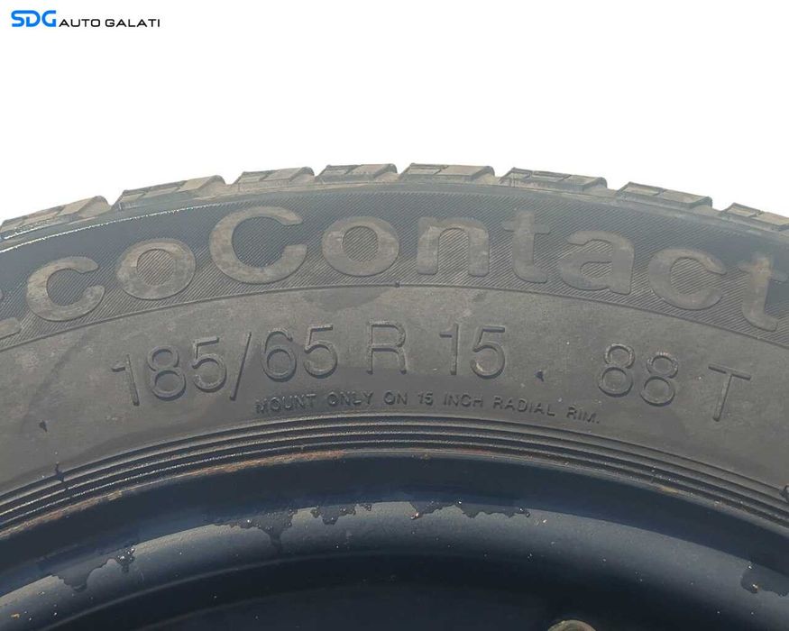 Janta Roata Rezerva Normala Tabla Otel 185 65 15 R15 Opel Adam 2012 - 2018 (6JX15H2 ET49 2150143) [JNT0045]