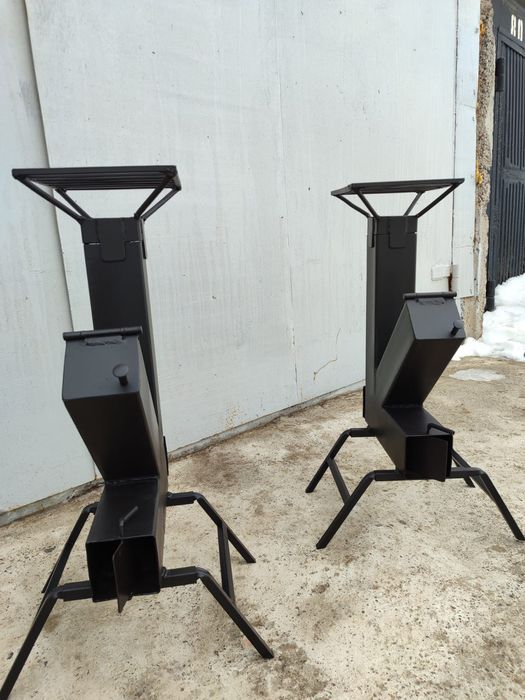 Печка ракета. Отдых рыбалка