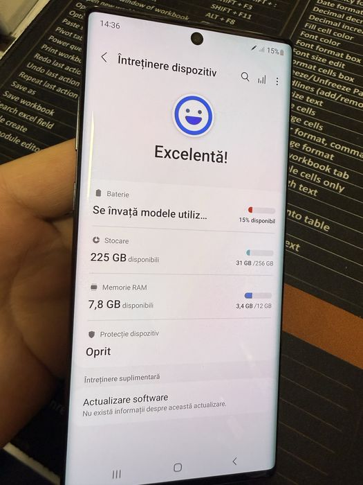 Samsung Galaxy Note 10 Plus 256GB 12GB RAM perfect funcțional