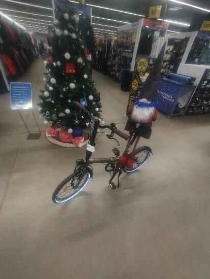 Bicicletă pliabilă Fold 560 Aluminiu brut - produs resigilat Decathlon